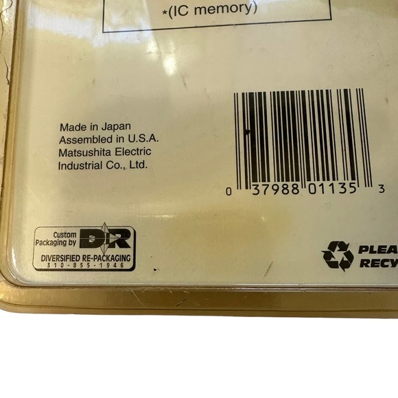 Panasonic Mini DV Tape 60 min Digital Video Cassette 2 Pack Unopened - Picture 5 of 5
